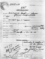 Avis favorable à la naturalisation, en octobre 1947.