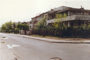 Dans la rue Slowackiego, à Legionowo - 1989